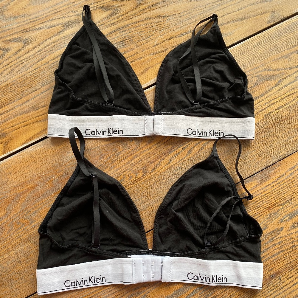 Calvin Klein Lightly Lined Triangle Bralette/For … - image 1